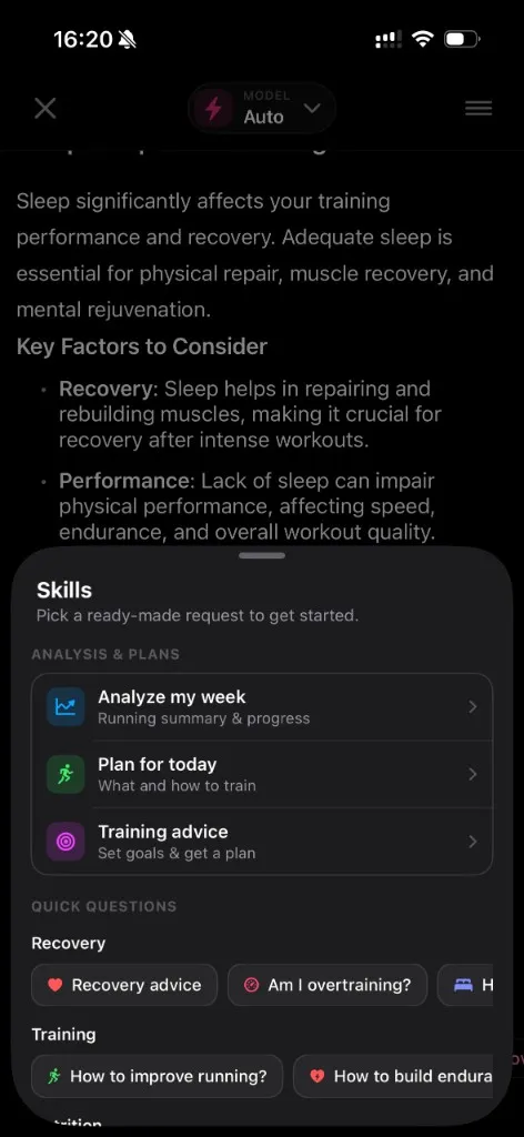P.R.O. app screenshot